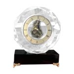 Đồng hồ để bàn pha lê tròn - PL06