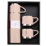 Bình giữ nhiệt quà tặng in logo 2 cốc 500ml KQ-BGN66