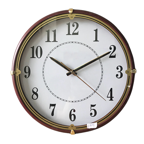 Đồng hồ treo tường Kashi 48 màu nâu Đồng hồ treo tường Kashi 48 màu nâu