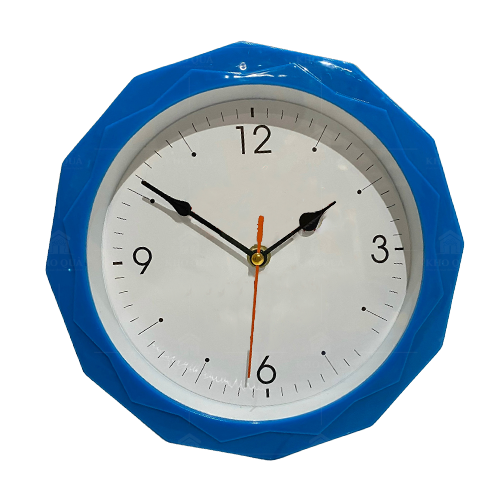 Đồng hồ treo tường đa giác 22cm sơn màu HD33 – số in(1) Đồng hồ treo tường đa giác 22cm sơn màu HD33 – số in(1)