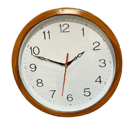Đồng hồ treo tường tròn 30cm gỗ HD303 – số in Đồng hồ treo tường tròn 30cm gỗ HD303 – số in