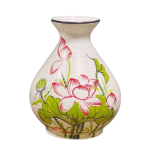 Lọ hoa dáng béo – Men xước – H23