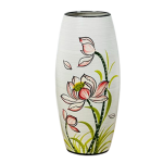 Lọ hoa dáng bom – Men xước 2 – H29