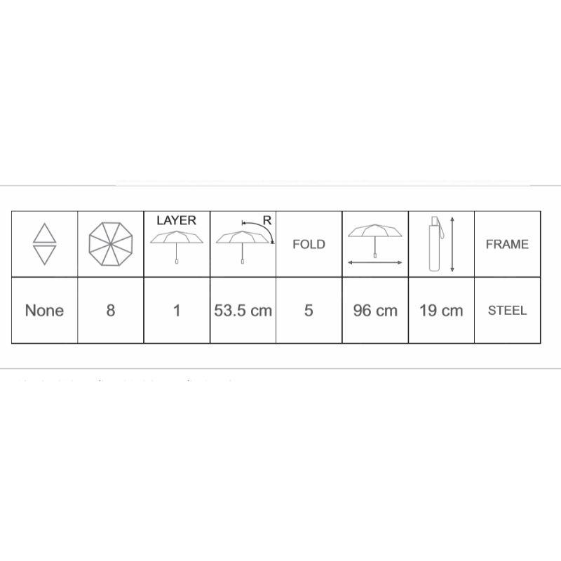 Ô cầm tay gấp 5 tự đẩy - 5F006HXTS (1) Ô cầm tay gấp 5 tự đẩy - 5F006HXTS (1)