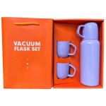 Bình giữ nhiệt quà tặng in logo 2 cốc màu 500ml KQ-BGN72