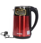 ẤM SIÊU TỐC TQ CAO CẤP INOX 2 LỚP dung tích 2.3L ,PVN-2823 POVENA