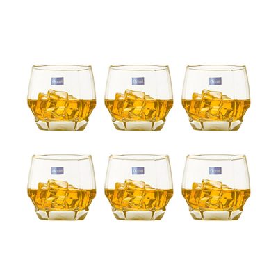 Bộ-6-cốc-thủy-tinh-Delisoga-màu-vàng