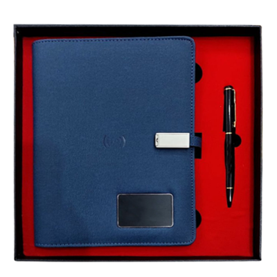 Bộ Giftset 2 món Sổ sạc đa năng và bút