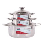 Bộ nồi inox Sunhouse  1 đáy SH224