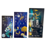 Đồng hồ quà tặng in logo tráng gương không viền chữ nhật 40cm*60cm KQ-DH28