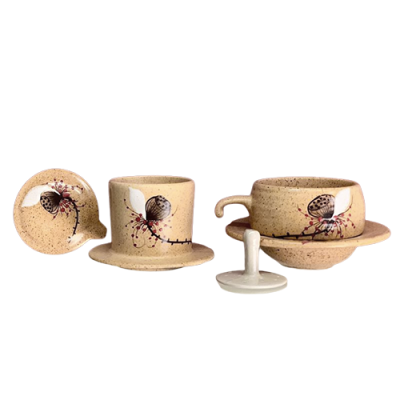 Bộ phin cafe sứ  Bát Tràng