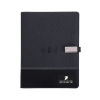 Sổ sạc đa năng – Sổ da tích hợp sạc dự phòng màu đen