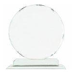 Biểu trưng pha lê mặt trời phi 12cm