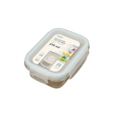 Hộp thủy tinh chữ nhật Nikko – 370ml