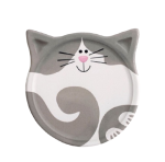 Lót ly gốm thấm nước – mèo xám