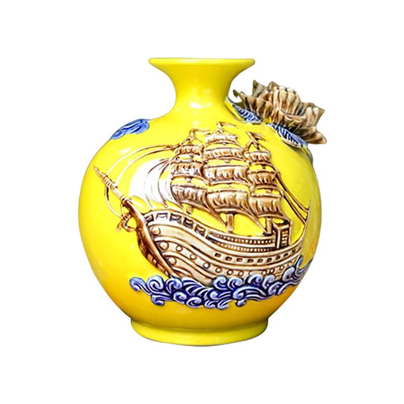 Bình-hút-lộc-Thuận-buồm-xuôi-gió-–-H18-men-màu Bình-hút-lộc-Thuận-buồm-xuôi-gió-–-H18-men-màu