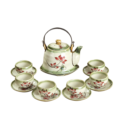 Bộ trà vẽ tay 440ml – không phụ kiện Bộ trà vẽ tay 440ml – không phụ kiện