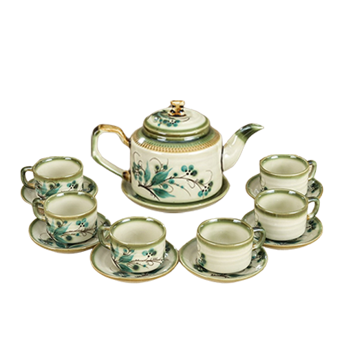 Bộ trà vẽ tay 500ml 03 – không phụ kiện Bộ trà vẽ tay 500ml 03 – không phụ kiện