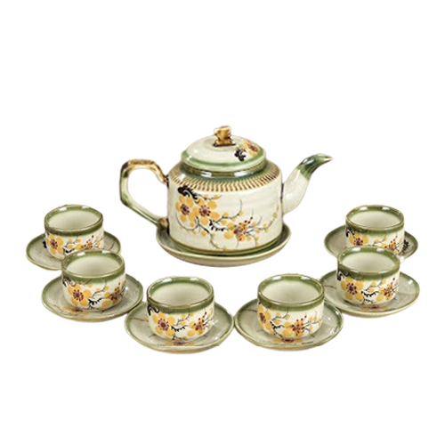 Bộ trà vẽ tay 500ml 04 – không phụ kiện Bộ trà vẽ tay 500ml 04 – không phụ kiện