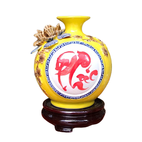 Hút lộc Phát tài phát lộc H18- phi 16 men màu