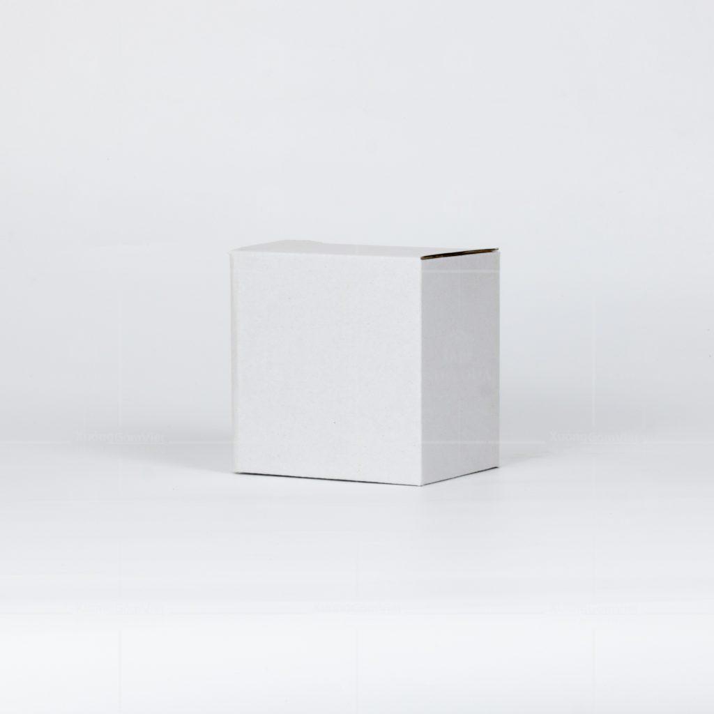 hộp carton trắng đựng cốc 
