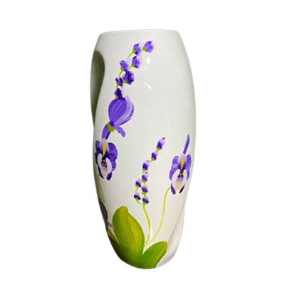 Lọ hoa dáng bom xoắn – Sơn mài –  H30