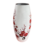 Lọ hoa dáng bom – Sơn mài – H33