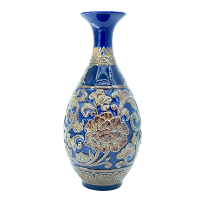 Bình tỳ bà Hoa nâu H35