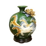 Bình hút lộc Mã đáo thành công H22- Phi 19 men màu