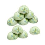 Bộ 10 bát cơm men ngọc- có họa tiết