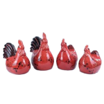 Heo đất quà tặng in logo gà 25x19x22cm KQ-HĐ33