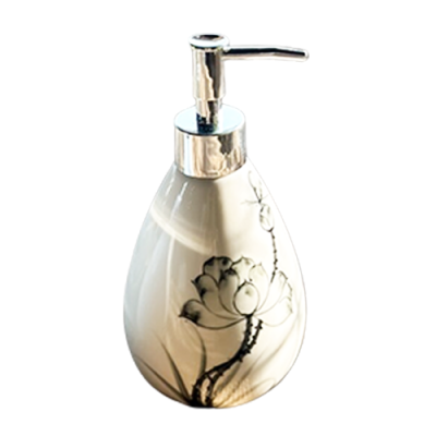 Bình dầu gội xoài nhỏ họa tiết vẽ tay 200ml - vòi nhựa