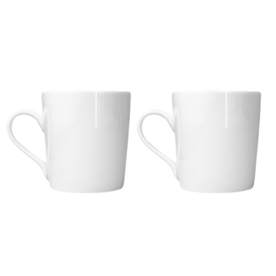 Bộ 2 cốc sứ Bát Tràng - Cốc vát thấp