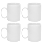 Bộ 4 cốc sứ Bát Tràng- Cốc quai C