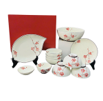 Bộ bát đĩa 11 sản phẩm (Men kem 08)