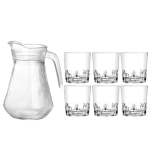 Bộ bình cốc thủy tinh - bình eo + 6 cốc UG356