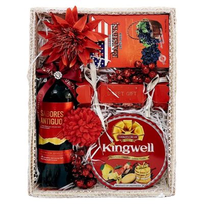 Hộp quà Tết – Khay mây – H15