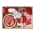 Hộp quà tết – Khay gỗ – L45 – Đỏ