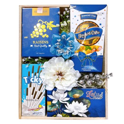 Hộp quà tết – không rượu – Khay gỗ (1)