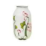 Lọ hoa Bắp khum – Men xước 2 – H29