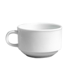 Cốc sứ cafe không kèm đĩa kê Bát Tràng - men trắng -200ml