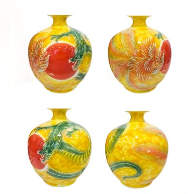 Bình hút lộc Long Phụng- H35