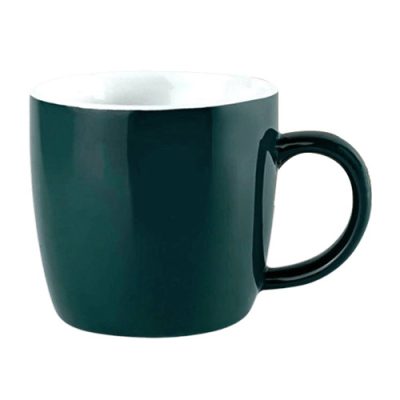 Cốc sứ màu Bát Tràng - Cốc lùn– Xanh cổ vịt / Xanh lục bảo