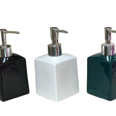 Bình dầu gội – bình vuông to – vòi nhựa – 300ml