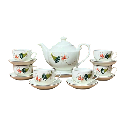 Bộ trà vẽ tay thần đèn Bộ trà vẽ tay thần đèn