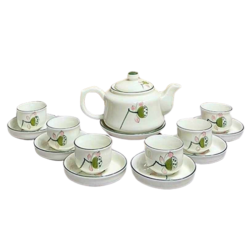 ộ trà vẽ tay men kem ộ trà vẽ tay men kem