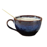 Cốc sứ cafe không kèm đĩa kê Bát Tràng - Capuchino men hỏa biến –  dung tích 220ml