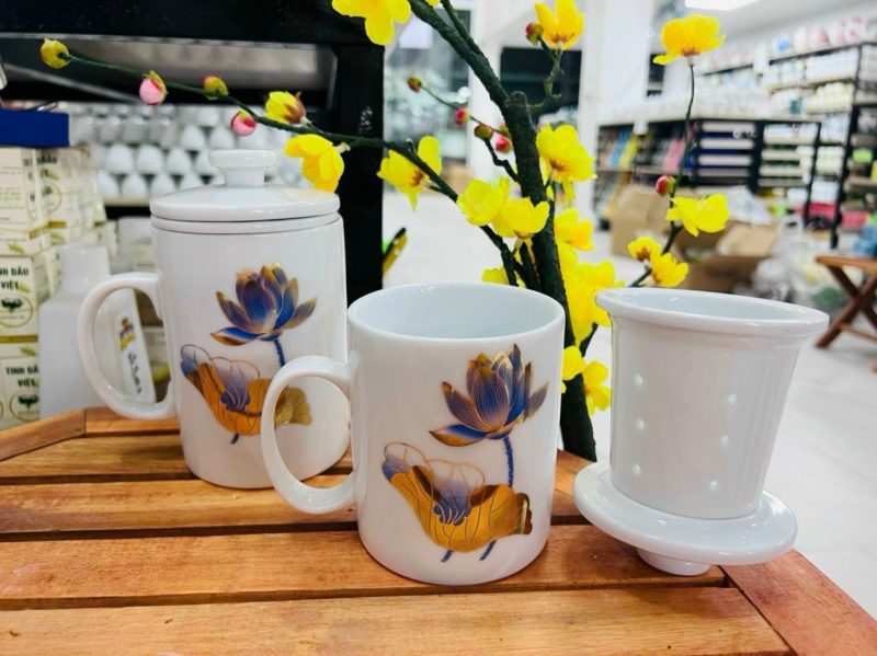 coc loc tra decal sen xanh