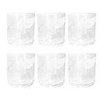 Bộ cốc thủy tinh UG328 – mài hoa