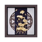 Tranh Sen dát vàng – 60x60